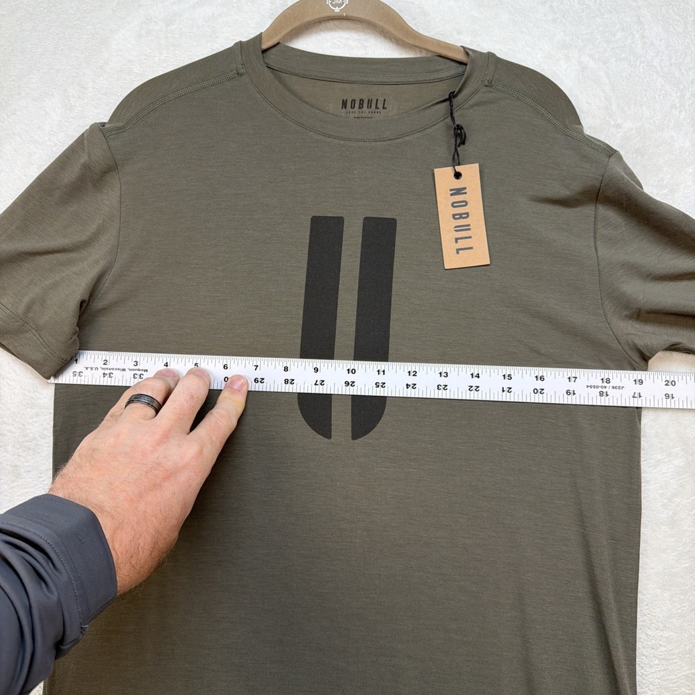 NOBULL Performance Training T Shirt Men's Medium Athletic Gym Workout Tee - Picture 6 of 8